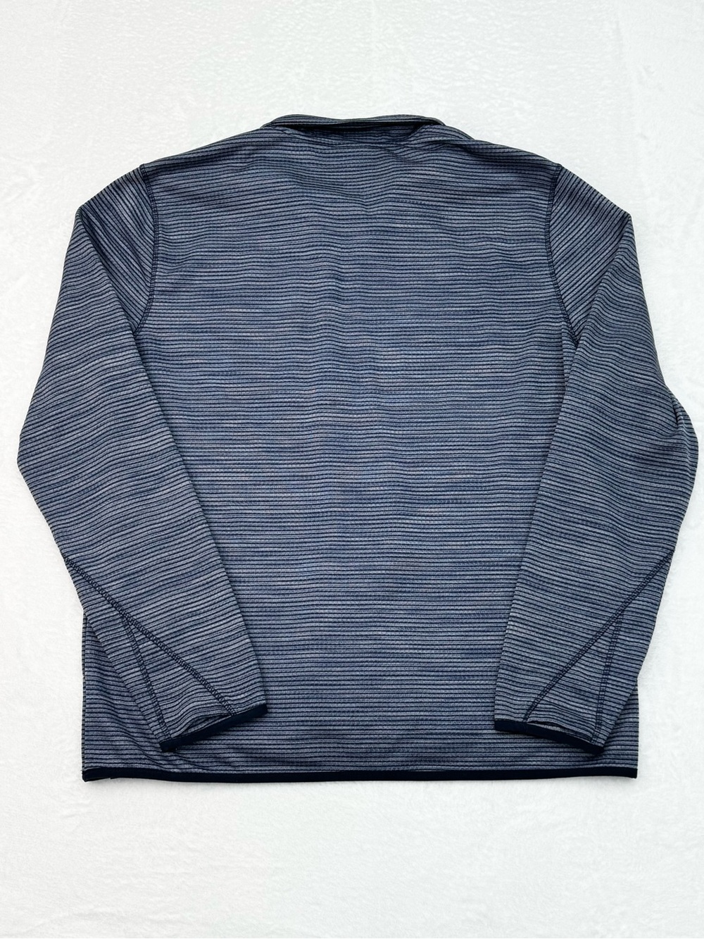 prAna Gatten Fleece Jacket Men's XL 1/4 Zip Pullover Long Sleeve Navy Blue - Picture 3 of 7